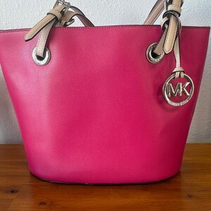 Michael Kors Fuchsia Tote Bag